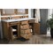 James Martin Vanities Bristol 60in Double Vanity, Saddle Brown w/ 3 CM Carrara Marble Top 157-V60D-SBR-3CAR - alternate 5